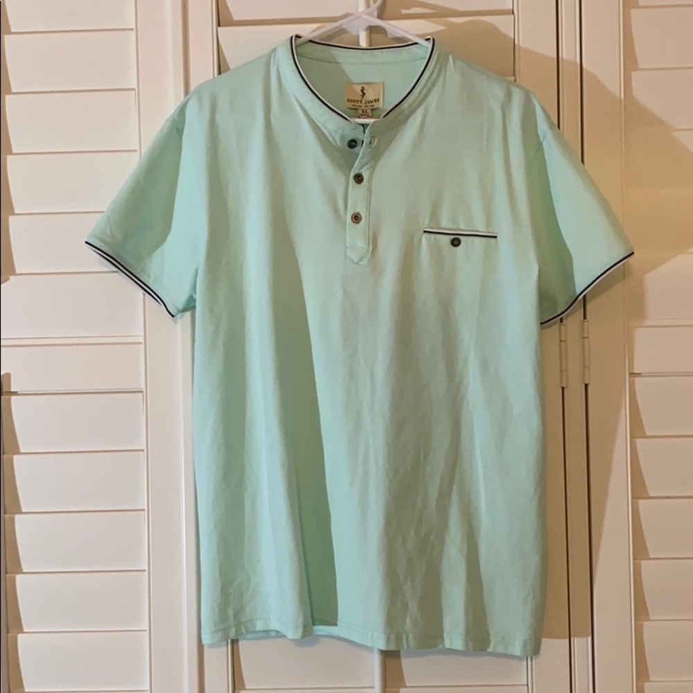 Scott James Mint Green Shirt